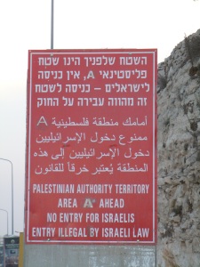 Sign on Road Entering BethlehemPhoto Credit: Dawn