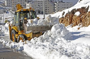 Bulldozer Clears Snow Photo Credit: Public Domain