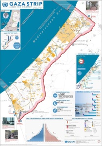 Gaza Map Credit: UNOCHA
